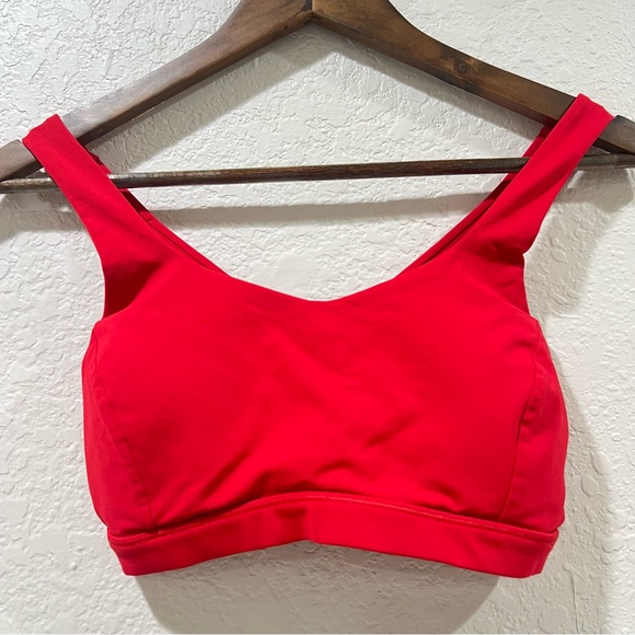 Lululemon Free To Be Serene Bra Dark Red Size 6 - Picture 6 of 11